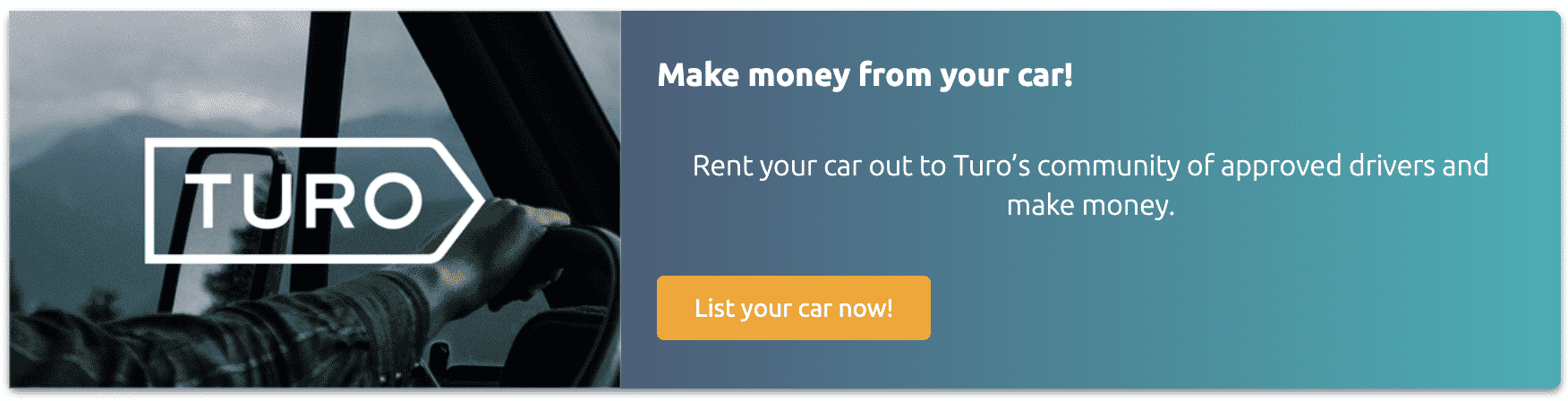 side hustle rent out your car